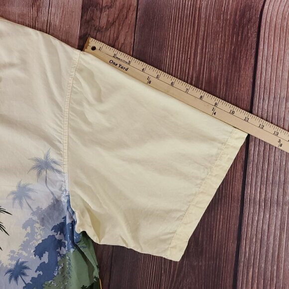 Rare Disney Cruise Line Mens Large Mickey Surfing Palm Tree Hawaiian Camp Shirt - Picture 16 of 16